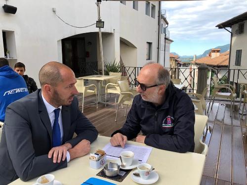 L'incontro del vicegovernatore con delega alla Salute e Protezione sociale Riccardo Riccardi con il sindaco di Gemona Roberto Revelant