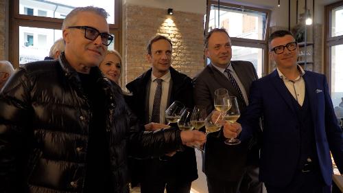 Un momento dell'inaugurazione