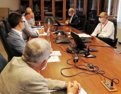 Un momento dell'incontro con Federsanità ANCI e UNEBA