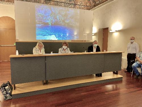 L'assessore Gibelli durante la presentazione dell'evento