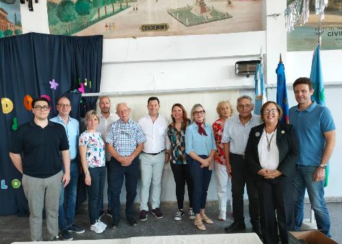 L'assessore regionale alle Finanze Barbara Zilli con la delegazione friulana all'Istituto Esenanza Privada di Florenzio Varela