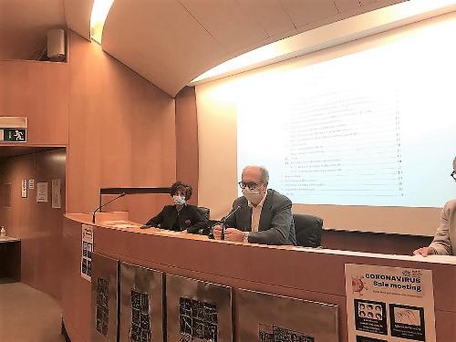Il vicegovernatore Riccardi alla presentazione del piano pandemico Asufc a Udine