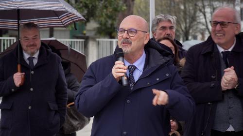 L'assessore Callari nel corso del suo intervento