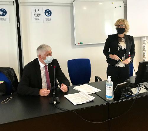 L'assessore regionale alle Finanze Barbara Zilli all'assemblea di Friuli Innovazione.