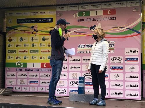 L'assessore regionale Barbara Zilli interviene al Giro d'Italia Ciclocross a Osoppo