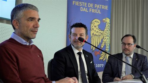 L'intervento dell'assessore regionale Pierpaolo Roberti alla conferenza stampa di presentazione della Fiesta de Patrie dal Friul
