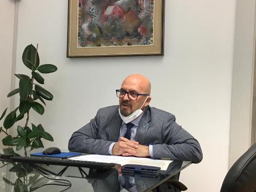 L'assessore regionale al Patrimonio Sebastiano Callari durante i lavori della Commissione demanio della Conferenza delle Regioni