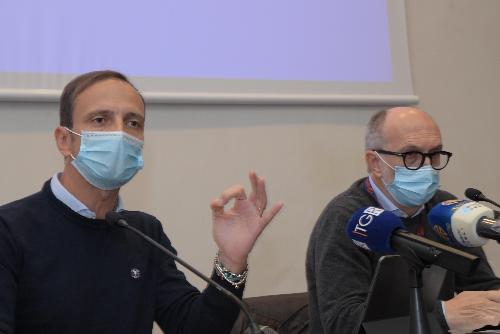Il governatore Massimiliano Fedriga e il vice Riccardo Riccardi