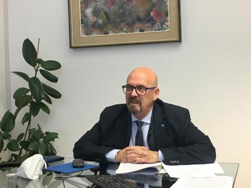 L'assessore al Patrimonio e Demanio Sebastiano Callari