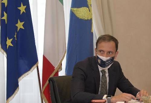 Il governatore del Friuli Venezia Giulia Massimiliano Fedriga, in una foto d'archivio