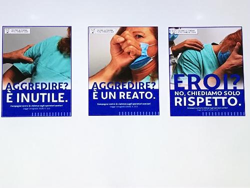 La campagna contro la violenza sugli operatori sanitari della Regione Fvg