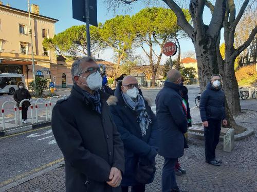 Al centro della foto l'assessore regionale al Patrimonio Sebastiano Callari