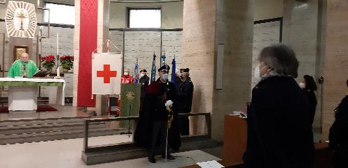 L'assessore regionale Sergio Emidio Bini ha partecipato alla messa al Tempio Ossario celebrata da don Olivo Bottos nella ricorrenza del Giorno della Memoria - Udine, 27 gennaio 2021