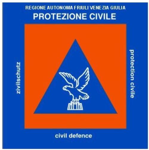 Logo della Protezione civile Fvg tratto dal sito www.protezionecivile.fvg.it
