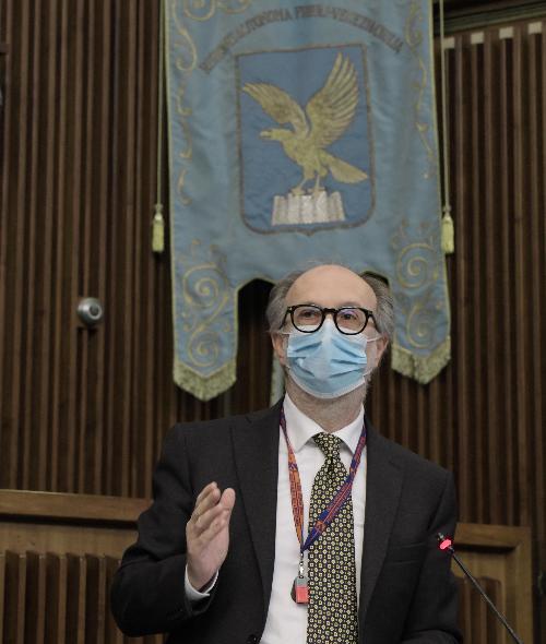 Il vicegovernatore del Friuli Venezia Giulia con delega alla Salute Riccardo Riccardi , in una foto d'archivio