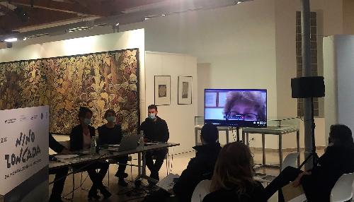L'assessore regionale alla Cultura Tiziana Gibelli in videoconferenza per inaugurazione mostra su Nino Zoncada a Monfalcone