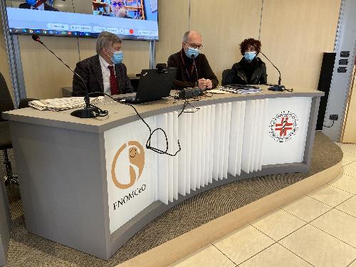 Il vicegovernatore della Regione Riccardo Riccardi all'incontro con l'Ordine dei medici di Pordenone
