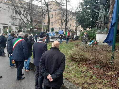 Commemorazione del Giorno del Ricordo a Gorizia in largo Martiri delle Foibe