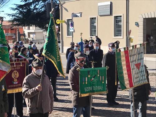 Un momento della commemorazione del 76° anniversario dell'eccidio delle malghe di Porzûs.