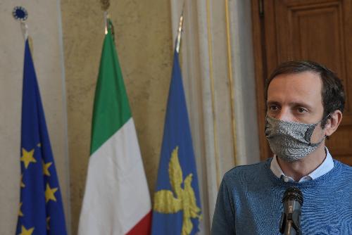 Il governatore Massimiliano Fedriga