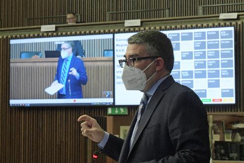 L'intervento in Aula dell'assessore regionale alla Funzione pubblica Pierpaolo Roberti