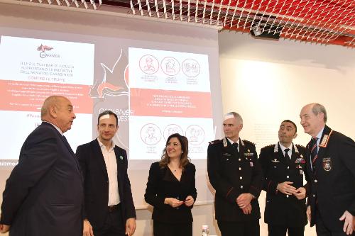 Il governatore Fedriga assieme alle altre autorità presenti 