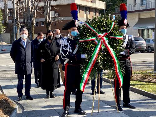La presenza dell'assessore regionale Stefano Zannier alla cerimonina in ricordo delle vittime di mafia svoltasi a Pordenone