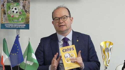 Il vicegovernatore Mario Anzil nel corso del suo intervento