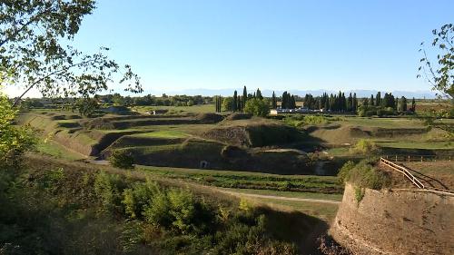 Veduta dell'area dei bastioni di Palmanova