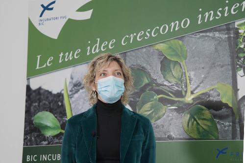 L'assessore regionale alle Finanze Barbara Zilli al Bic di Trieste