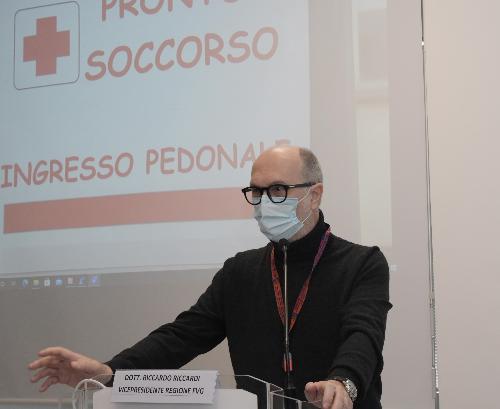 Il vicegovernatore del Friuli Venezia Giulia con delega alla Salute Riccardo Riccardi 
