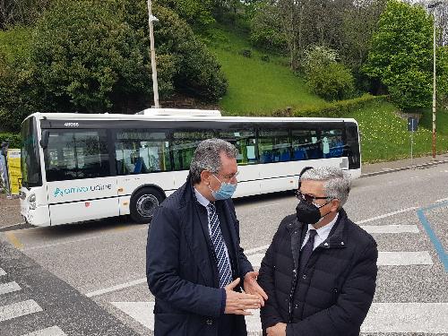 L'assessore regionale Pizzimenti insieme al sindaco di Udine Fontanini.