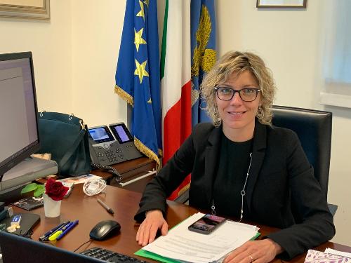 L'assessore regionale alle Finanze Barbara Zilli