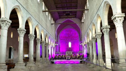 Uno scorcio della Basilica in occasione dell'evento "1 healt 4 all"