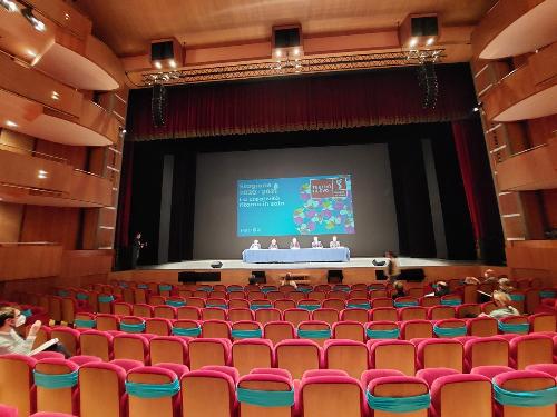 La platea del teatro Giovanni da Udine 