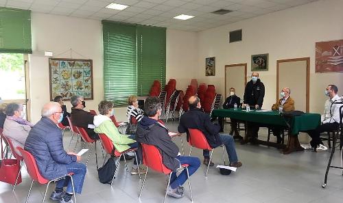 Riccardi all'assemblea della onlus La Pannocchia a Codroipo