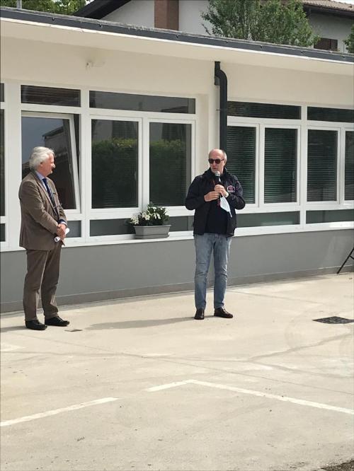 Intervento del vicegovernatore del Friuli Venezia Giulia con delega alla Salute, Riccardo Riccardi, a Pasian di Prato.