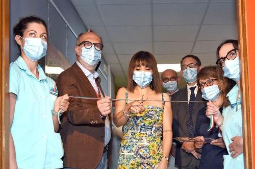 Il vicegovernatore della Regione Riccardo Riccardi inaugura il Centro disturbi alimentari nell'ospedale di Pordenone