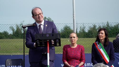 Il vicegovernatore del Friuli Venezia Giulia Mario Anzil in occasione della visita ufficiale del Presidente della Repubblica Slovacca Peter Pellegrini