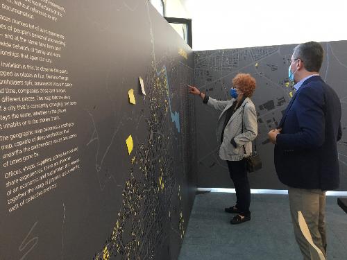 L'assessore regionale Gibelli interviene all'inaugurazione della mostra La Memoria nel Museo dell’Arte fabbrile e delle coltellerie di Maniago.
