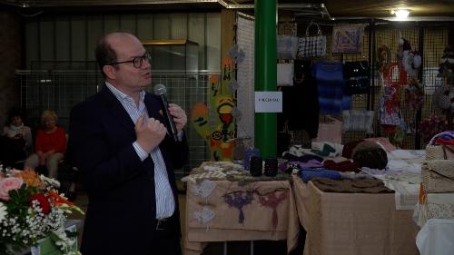 Il vicegovernatore della Regione Mario Anzil durante il suo intervento all'Ute