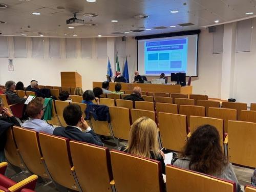 UNa fase dell'incontro svoltosi oggi a Udine