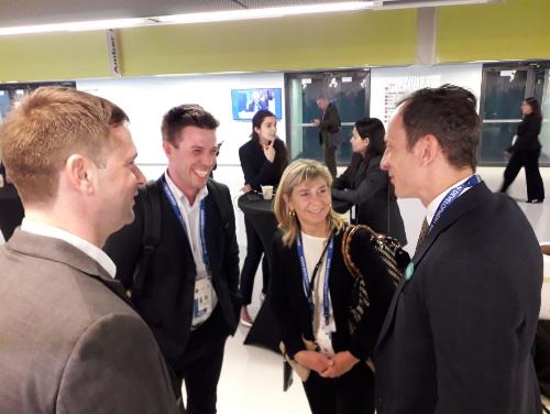 Il governatore Fedriga con alcuni componenti della delegazione del Friuli Venezia Giulia presente al meeting di Milano.