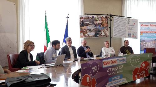 Un momento della presentazione della Maker Faire 2025
