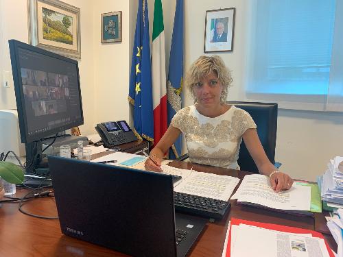 L'assessore alle Finanze del Friuli Venezia Giulia Barbara Zilli.