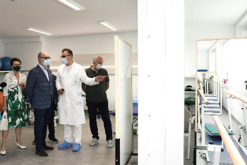 Il vicegovernatore del Friuli Venezia Giulia con delega alla Salute, Riccardo Riccardi, all’inaugurazione del nuovo reparto di Riabilitazione estensiva del presidio ospedaliero di San Vito al Tagliamento afferente all'Azienda sanitaria Friuli Occidentale.