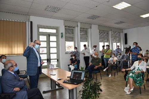 Il vicegovernatore del Friuli Venezia Giulia con delega alla Salute, Riccardo Riccardi, all’inaugurazione del nuovo reparto di Riabilitazione estensiva del presidio ospedaliero di San Vito al Tagliamento afferente all'Azienda sanitaria Friuli Occidentale.