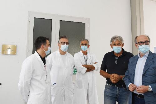 Il vicegovernatore del Friuli Venezia Giulia con delega alla Salute, Riccardo Riccardi, all’inaugurazione del nuovo reparto di Riabilitazione estensiva del presidio ospedaliero di San Vito al Tagliamento afferente all'Azienda sanitaria Friuli Occidentale.