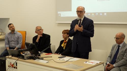 L'assessore Riccardi nel corso del suo intervento