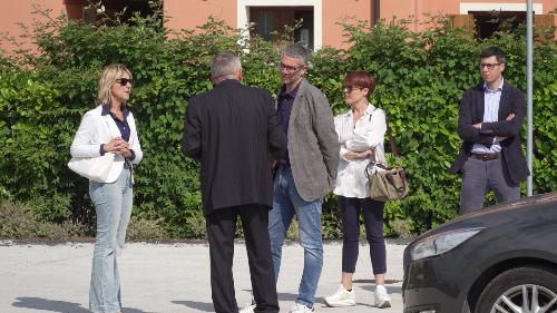 Uno scatto dalla visita di Roberti a Cordovado